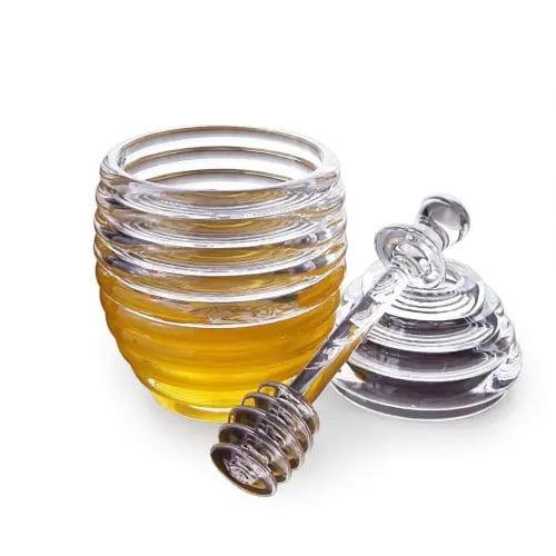 علبة العسل مع ملعقة Honey Dispenser