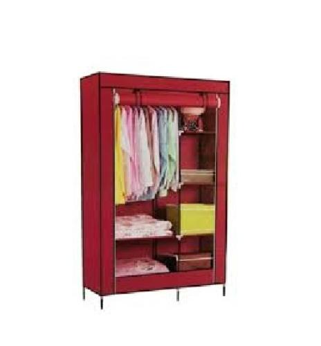 خزانة ألبسة مصنوعة من القماش لتنظيم الأغراض واستغل...