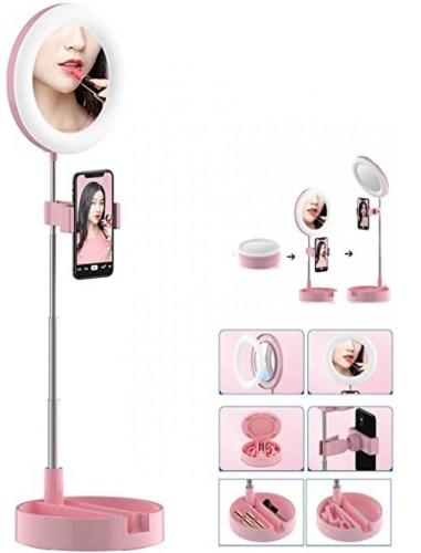 10 بوصة سيلفي حلقة ضوء قابل للطي LED دائرة مصباح م...