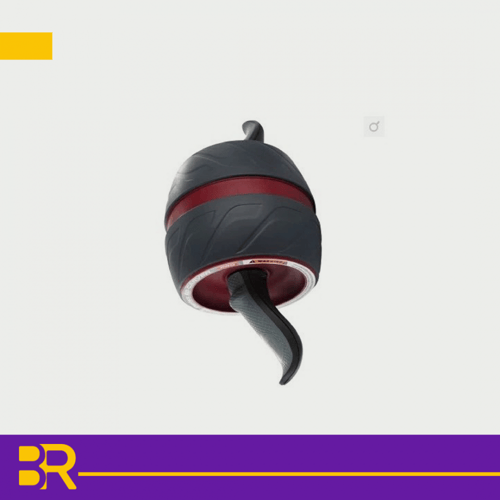 عجلة تمارين البطن مزدوجة بعجلات عريضة وثبات عالي م...