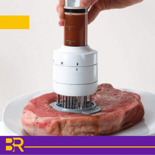 أداة تتبيل اللحم بالحقن