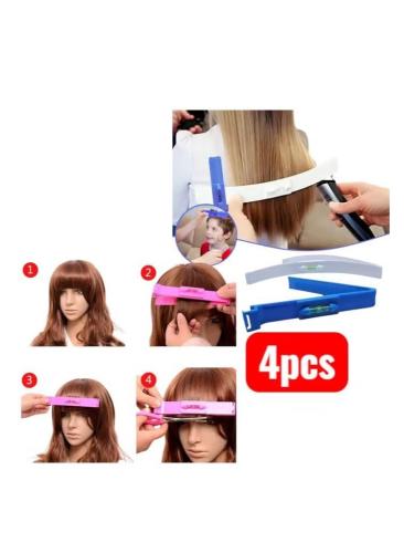 4قطع من مشابك المساعدة على قص الشعر من اينيو، اداة...