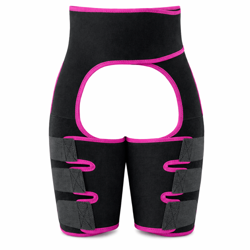 مشد خصر وأفخاذ حراري نسائي – تصميم مفتوح مع أحزمة...