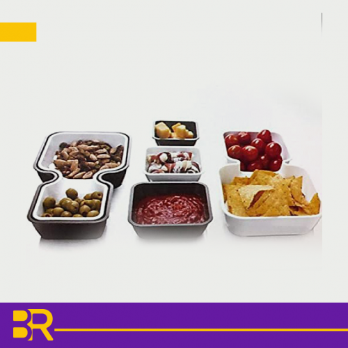 صحون تقديم 6 قطع