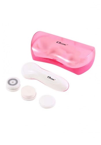 مجموعة أدوات تنظيف الوجه 3 في 1 طراز OK - 456 أبيض...