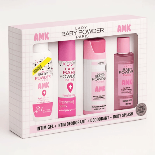 Lady Baby Powder Paris set for sensitive care - 4...