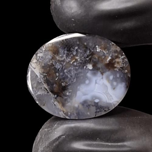 حجر عقيق يماني شجري طبيعي