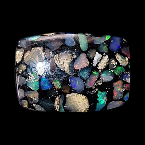 فص أحجار الاوبال الخام الرائع حديقة الأوبال مع بلا...