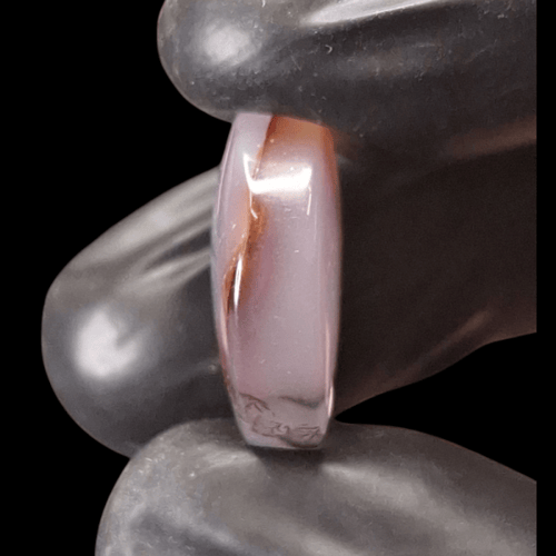 حجر عقيق مصور مزهر طبيعي