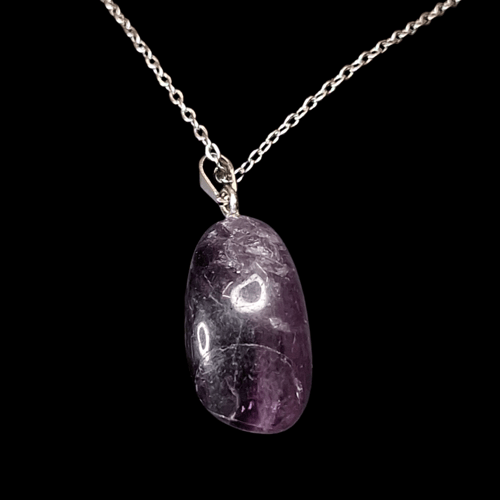 اكسسوار تعليقة حجر فلورايت طبيعي مفحوص و موثق بشها...