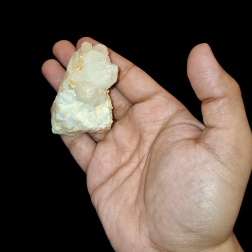 حجر بلورات الكوارتز خام طبيعي تحفة للإقتناء أو الإ...