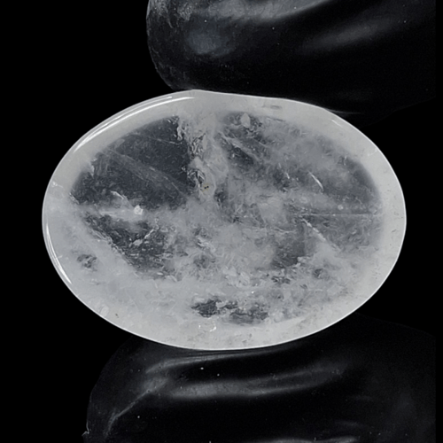 حجر الدر روك كوارتز طبيعي