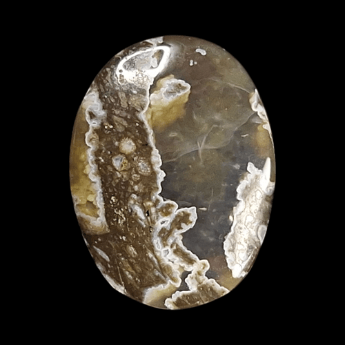 حجر عقيق تمري خرائطي طبيعي