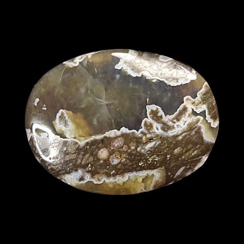 حجر عقيق تمري خرائطي طبيعي