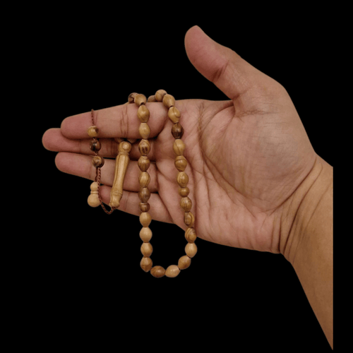 سبحة من خشب الزيتون 33 خرزة