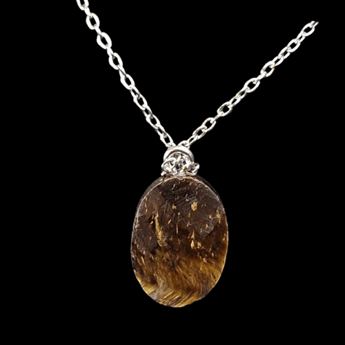 اكسسوار تعليقة حجر عين النمر طبيعي مفحوص و موثق بش...