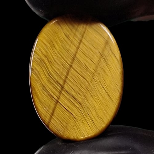 حجر عين النمر الطبيعي مفحوص و موثق بشهادة مختبر