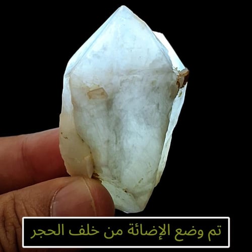 بلورتين متشابكة من حجر الكوارتز خام طبيعي تحفة للإ...