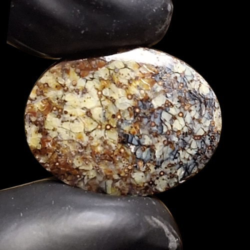 حجر عقيق متعدد الألوان طبيعي