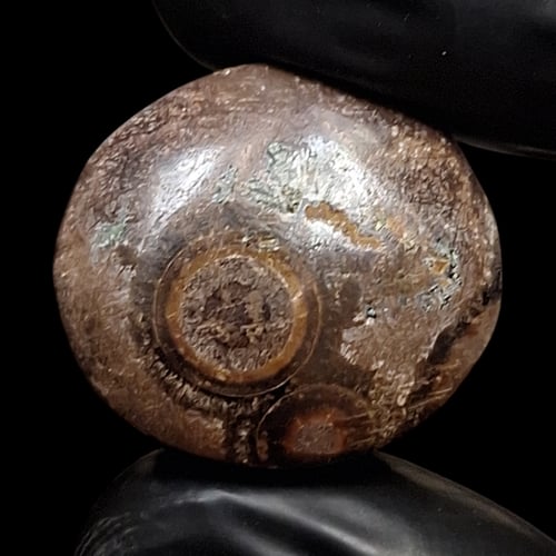 حجر عقيق داؤدي طبيعي هيئة عين