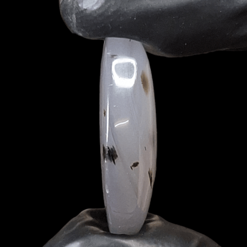 حجر عقيق شجري طبيعي حجم راهي