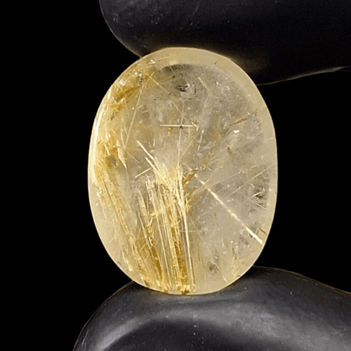 حجر سجنتك جولدن روتايل كوارتز طبيعي