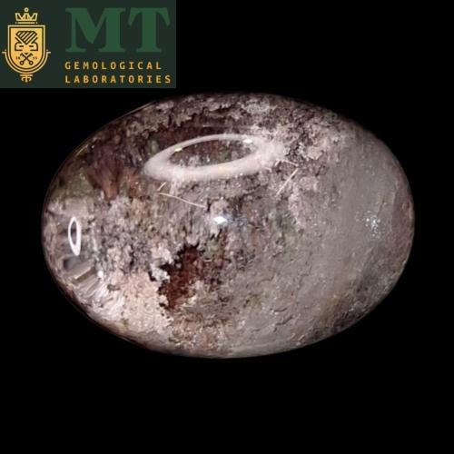 حجر الدر روك كوارتز طبيعي مفحوص و موثق بشهادة مختب...