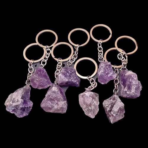 ميدالية حجر خام جمشت طبيعي