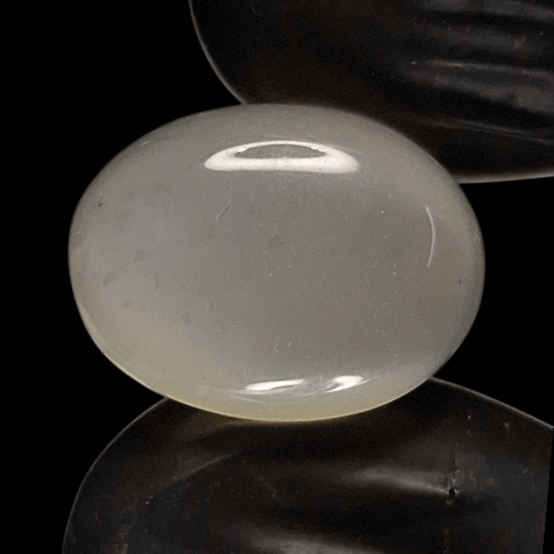 حجر القمر الطبيعي توهج الابيض