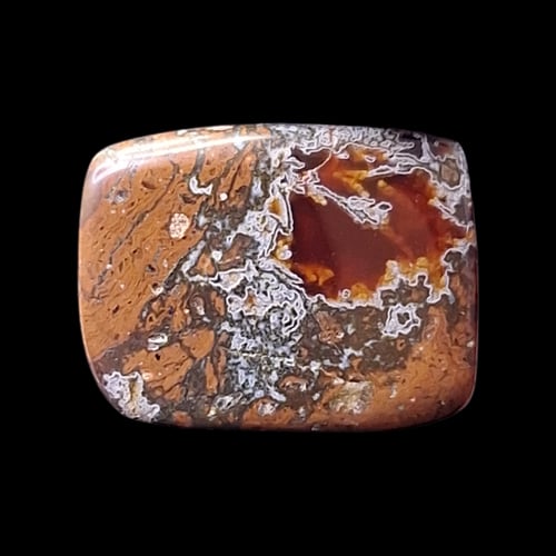 حجر عقيق خرائطي احمر طبيعي