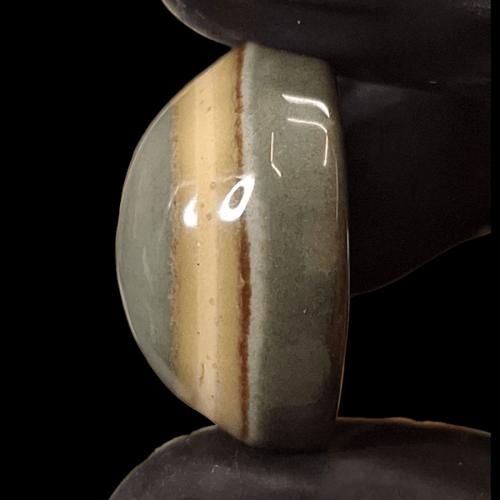 حجر عقيق سليماني يماني طبيعي تدرج لوني رائع