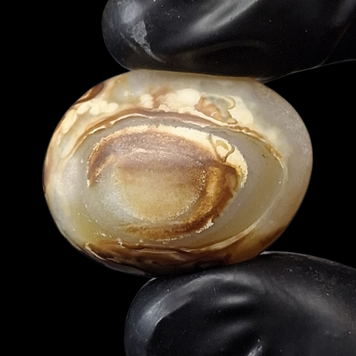 حجر عقيق بافوري مصور طبيعي