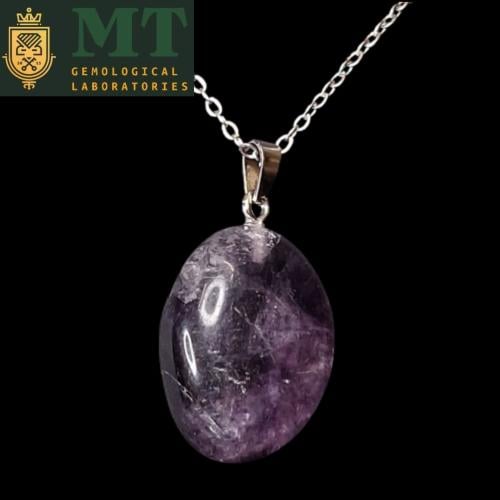 اكسسوار تعليقة حجر فلورايت طبيعي مفحوص و موثق بشها...