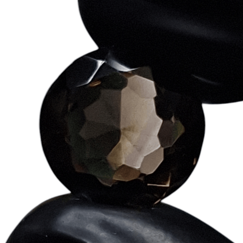 حجر سموك كوارتز طبيعي مفحوص و موثق بشهادة مختبر