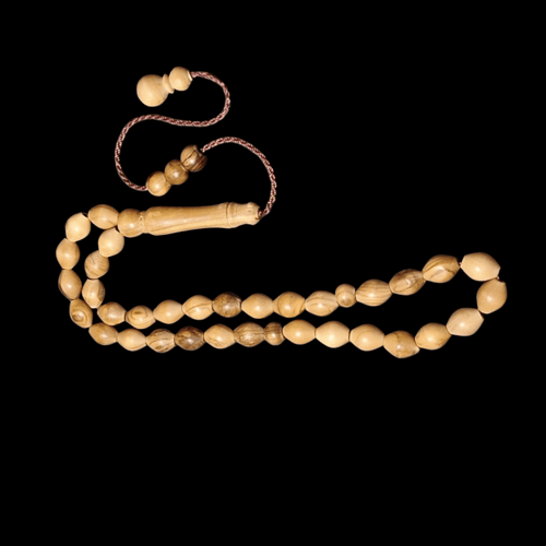 سبحة من خشب الزيتون 33 خرزة