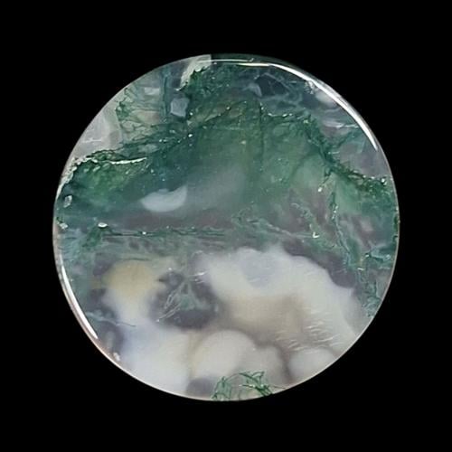 حجر عقيق طحلبي مشجر طبيعي