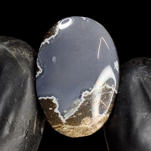 حجر عقيق خرائطي طبيعي