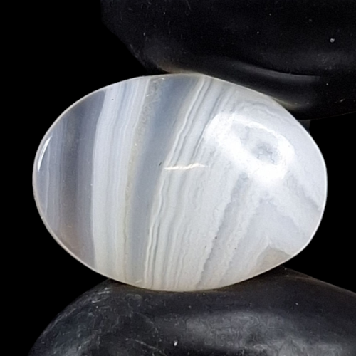 حجر عقيق ابيض جزع طبيعي