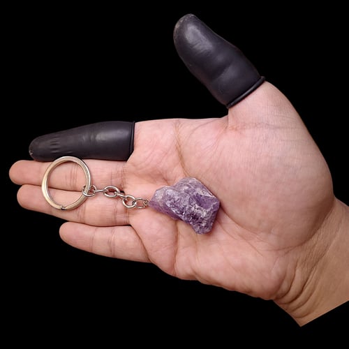 ميدالية حجر خام جمشت طبيعي