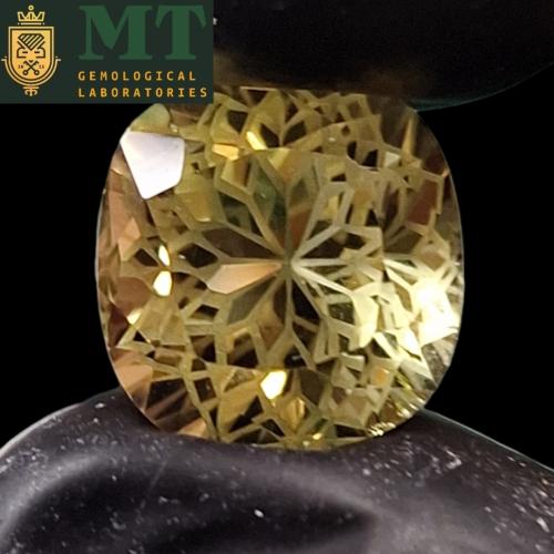 حجر سترين طبيعي مفحوص و موثق بشهادة مختبر