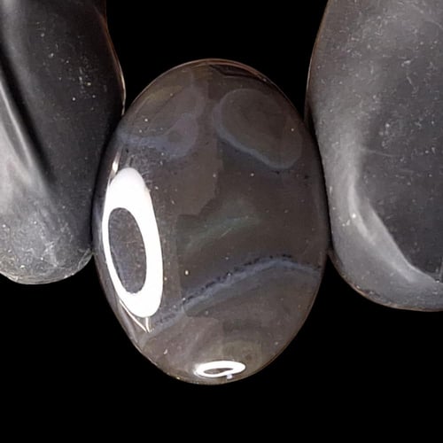 حجر عقيق تمري مصور طبيعي