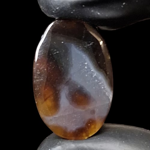 حجر عقيق خرائطي تمري خامتين بحجر واحد طبيعي