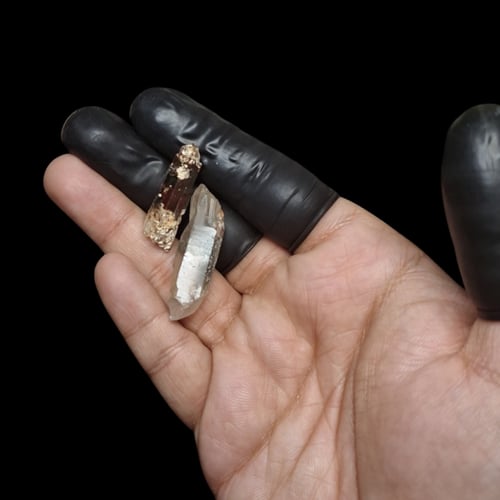 طقم احجار خام روك كوارتز طبيعي