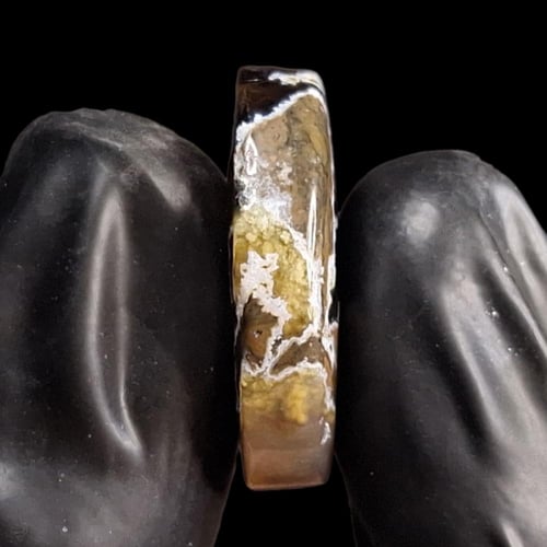 حجر عقيق خرائطي تمري طبيعي