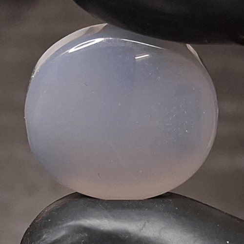 حجر عقيق شجري أبيض طبيعي مشجر