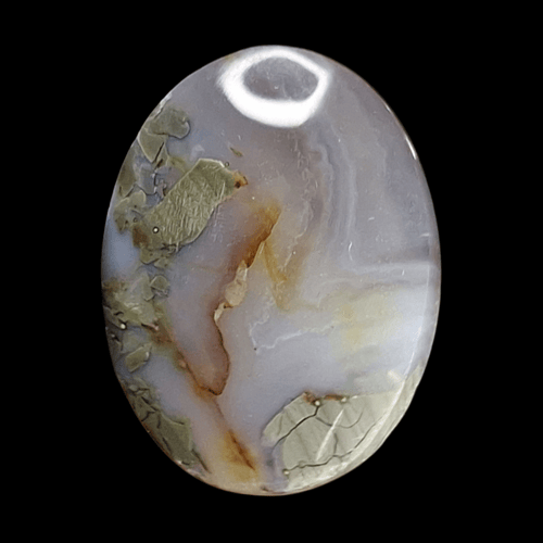 حجر عقيق مزهر طبيعي