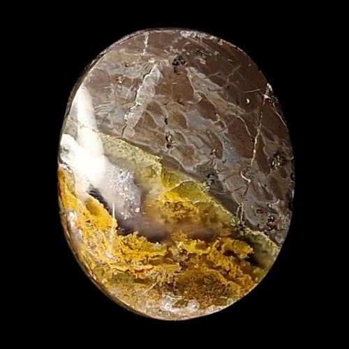 حجر عقيق خرائطي طبيعي