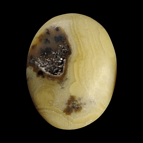 حجر عقيق بافوري طبيعي