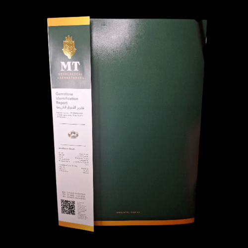 حجر أميترين طبيعي مفحوص و موثق بشهادة مختبر