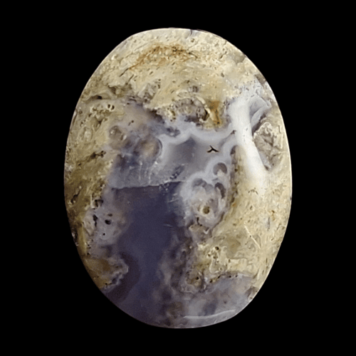 حجر عقيق خرائطي بنفسج اليمن طبيعي